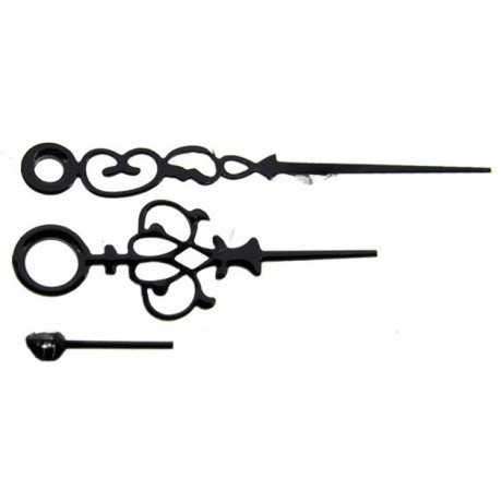 Kapesní ručičky (18, 12,5, 4,5 mm) černé