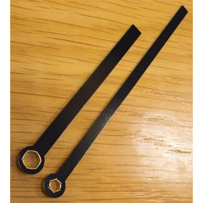 Quartzové hodinové ručičky – Non Euro Fitting (NEF) – Obušek bez ocasu