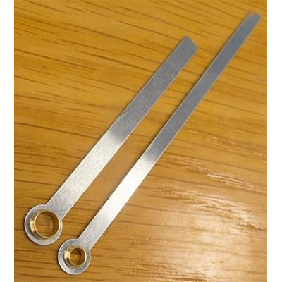 Hodinové ručičky – Non Euro Fitting (NEF) – černé 35 až 166 mm