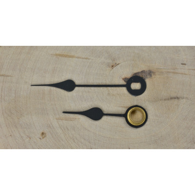 Hodinové ručičky - Euro kování (EF) černé 41 mm