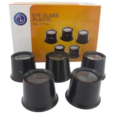 Hodinářské lupy set 5 ks