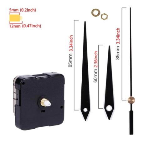 HODINOVÝ BATERIOVÝ STROJEK  TICHÝ CHOD