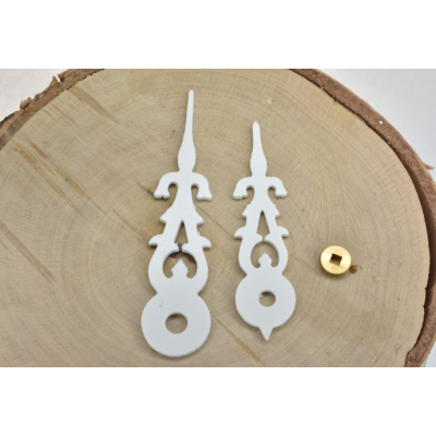 KUKAČKOVÉ RUČIČKY 36-30mm BÍLÉ