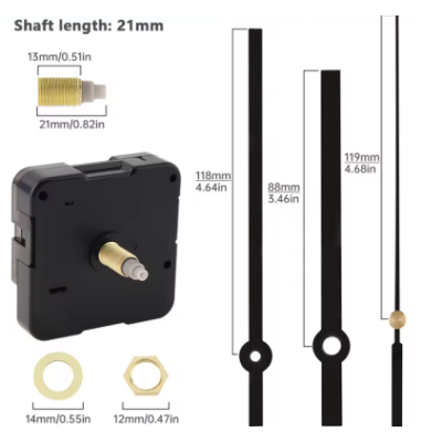 Hodinový bateriový strojek NEF 21