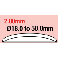 V2,0 vypouklá 2,0mm